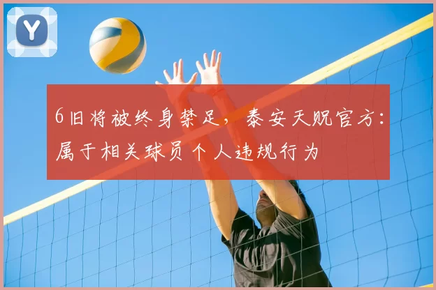 6旧将被终身禁足，泰安天贶官方：属于相关球员个人违规行为