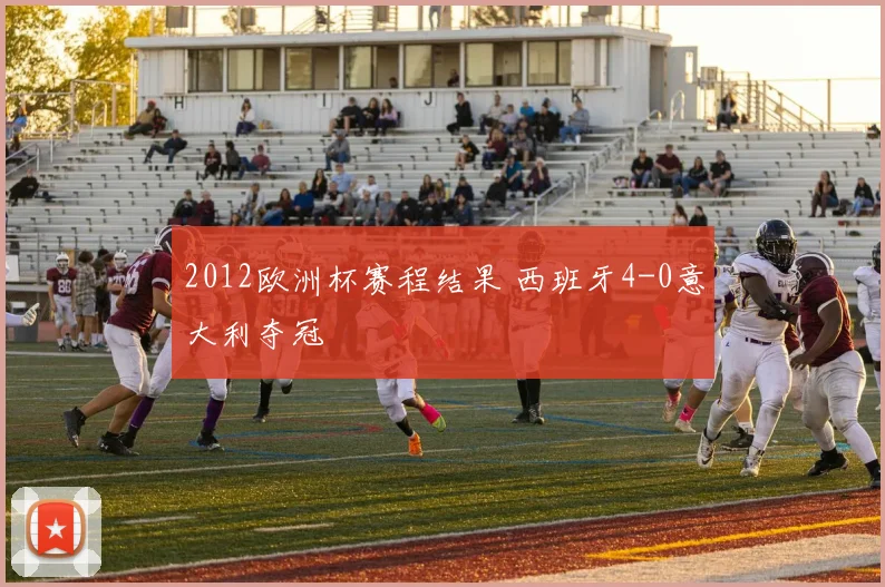 2012欧洲杯赛程结果 西班牙4-0意大利夺冠